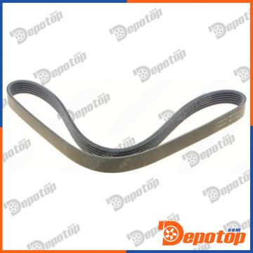 Jeu de courroies trapézoïdales pour PEUGEOT | HUTCHINSON 1004 KA 6